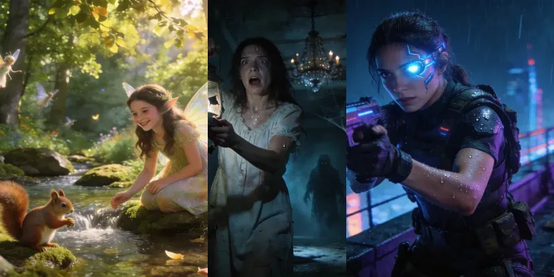 Cinematic Scene Storytelling generated by undefined