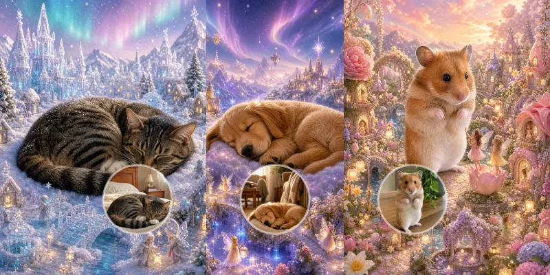 Pets In Miniature Fantasy Worlds generated by undefined