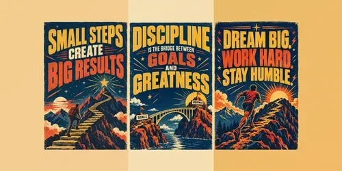Bold Motivational Poster Generator generated by chatgpt-image