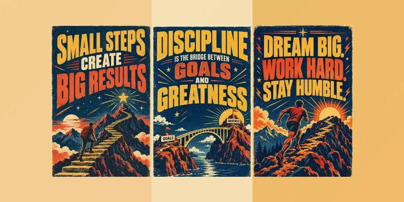 Bold Motivational Poster Generator generated by undefined