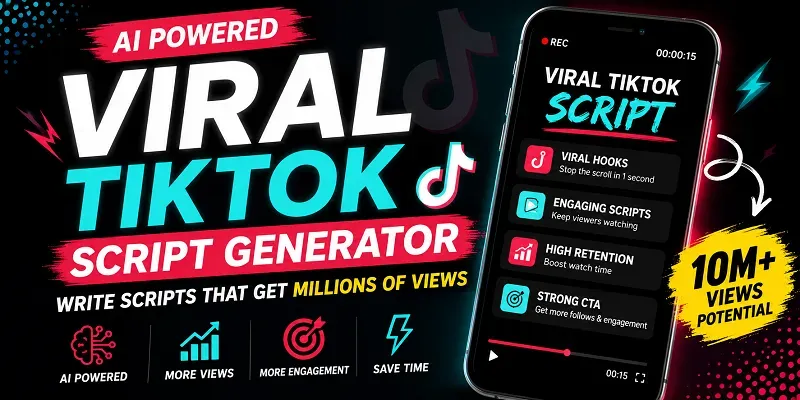 Viral Tiktok Script Generator generated by undefined