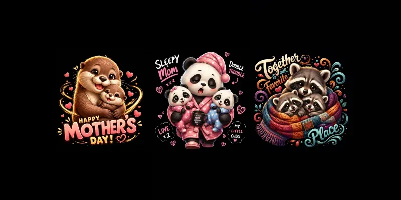 Cute Cartoon Animal Family Art Packs generated by undefined
