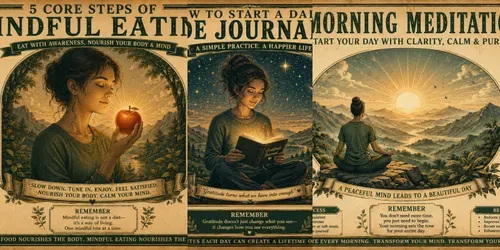 Retro Mindfulness Guides generated by chatgpt-image
