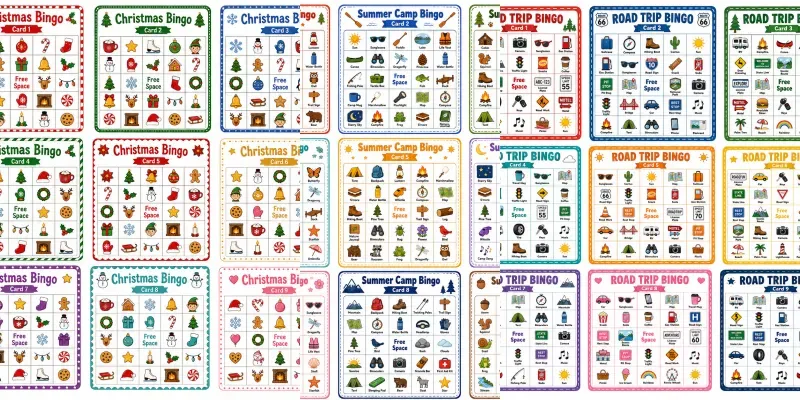 Printable Bingo Card Sets Any Theme generated by undefined