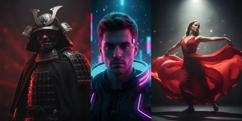 Cinematic Portrait Studios generated by undefined