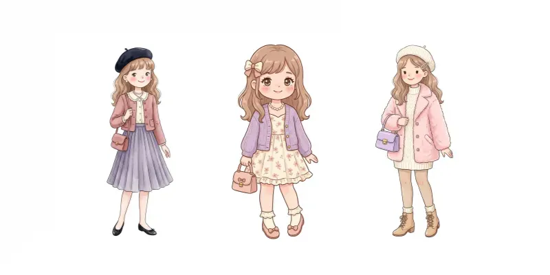 Cute Boutique Fashion Clipart Creators