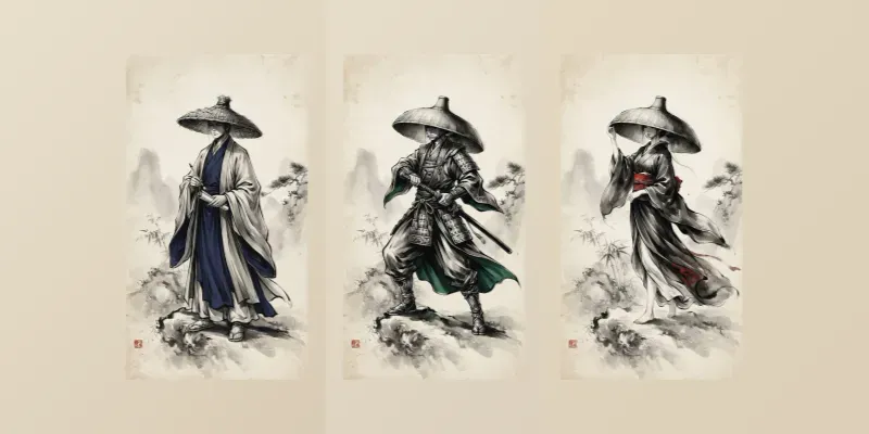 Poetic Asian Fine Art Wall Decors