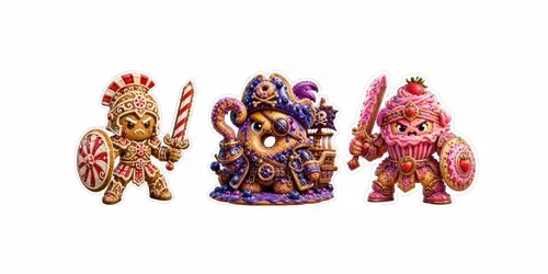 Candy Kingdom Warriors generated by chatgpt-image