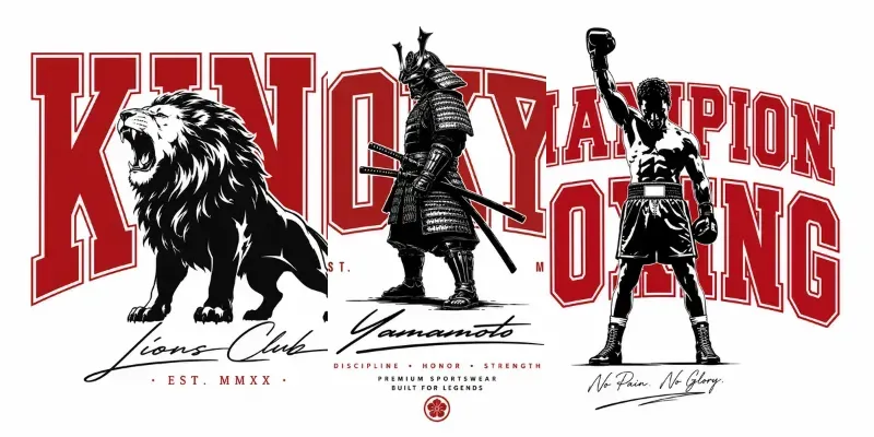 Vintage Heritage Sports Logos generated by undefined