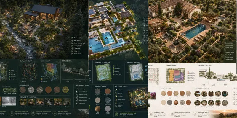 Residential Landscape Generator generated by undefined