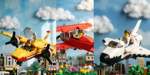Lego Air Adventures generated by gemini-image