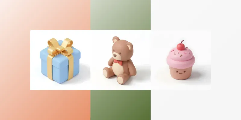 Cute 3D Isometric Icons Generator generated by undefined