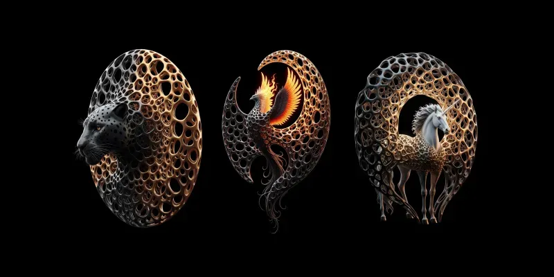 Futuristic Sculptural Portraits generated by undefined