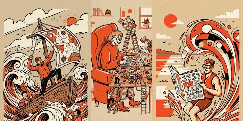 Midcentury Spot Art Style generated by undefined