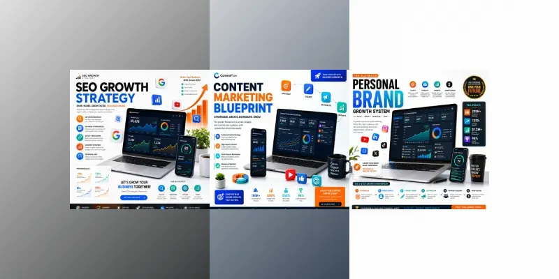 Digital Marketing Business Poster Kits generated by undefined