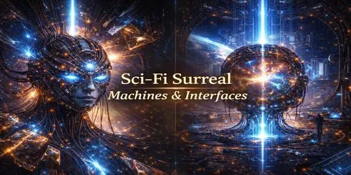 Scifi Surreal Machines And Interfaces generated by chatgpt-image