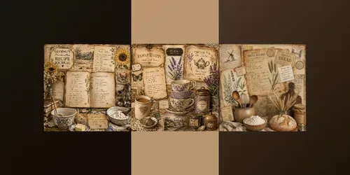 Vintage Kitchen Collages generated by chatgpt-image