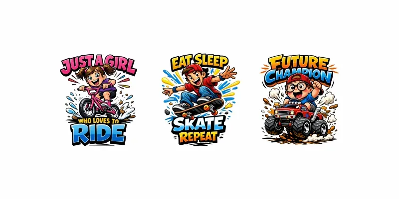 Cartoon Rider Tshirts generated by undefined