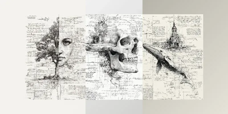 Scribbles Notes And Doodle Sketches Pages generated by undefined