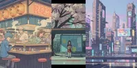 90s Retro Aesthetic Anime Illustrations leonardo prompt mini thumbnail