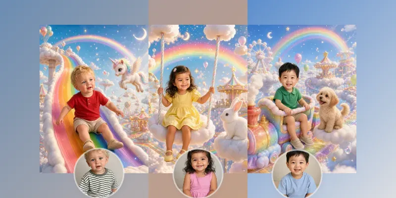 Your Childrens Rainbow Sky Adventures generated by undefined