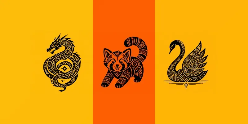 Minimalist Geometric Animal Icons generated by undefined
