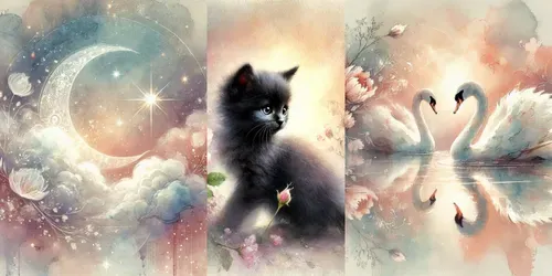 Soft Pastel Watercolor Dreams generated by dalle