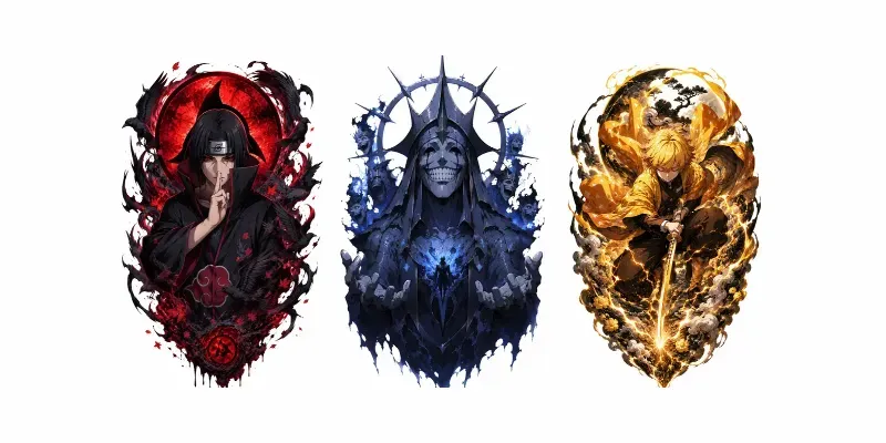 Anime Inspired Designs Tattoo Generator generated by undefined