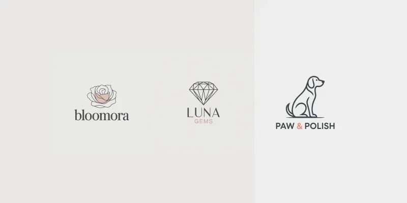 Elegant Minimal Lineart Logo Makers generated by undefined