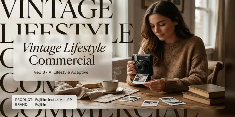 Vintage Lifestyle Commercial Video Ads generated by undefined