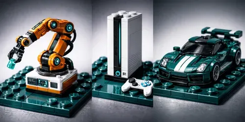 Lego Studio Product Renders generated by chatgpt-image