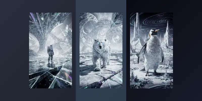 Cryopsyche Winter Psychedelia generated by undefined