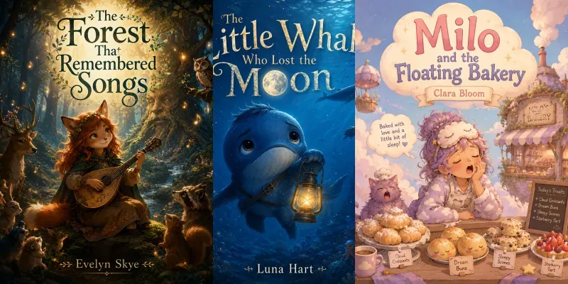Childrens Book Cover Generator generated by undefined