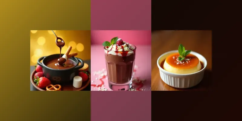 Gourmet Dessert Photography Shots generated by undefined