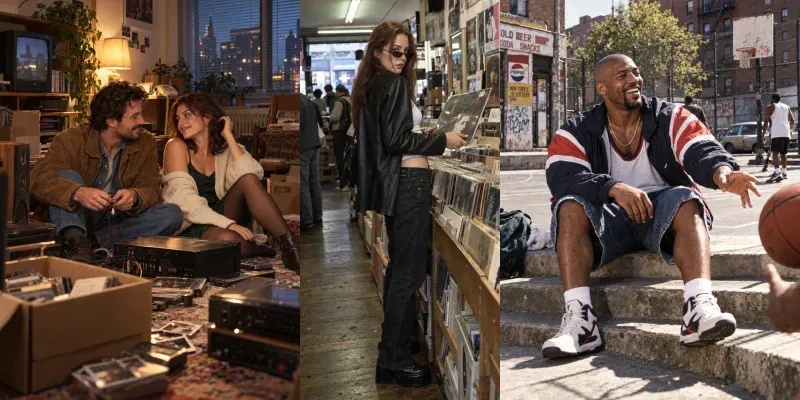 Cinematic 1990s Lifestyle Photography