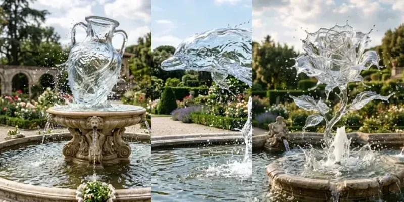 Beautiful Water Shapes generated by undefined