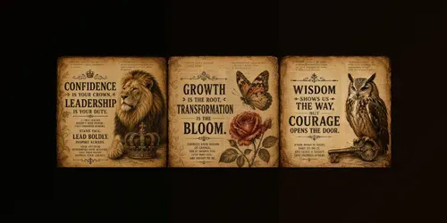 Vintage Butterfly Quote Poster Art generated by chatgpt-image