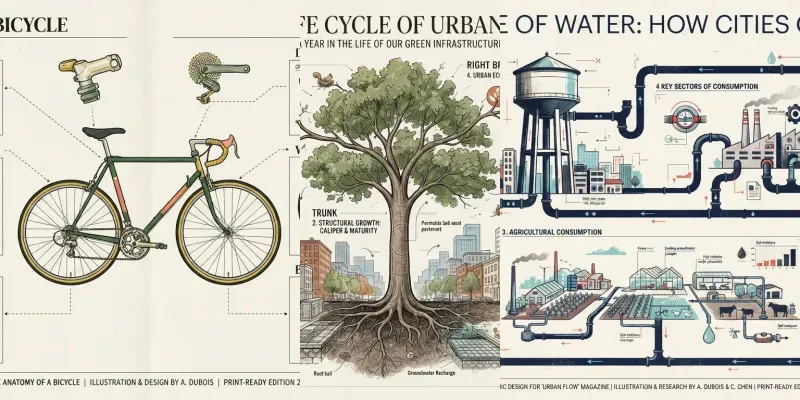 Handcrafted Editorial Infographic Designs generated by undefined