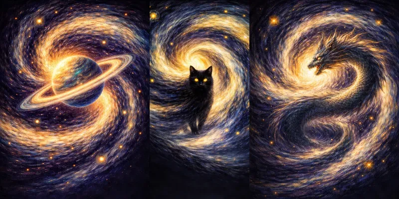 Van Gogh Swirl Poster Generator generated by undefined
