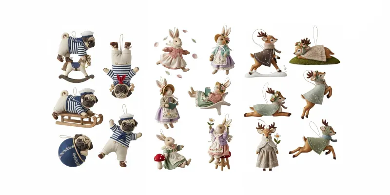 French Felt Ornament Collections generated by undefined