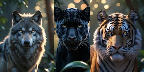 Ultrarealistic Jungle Animal Portraits generated by leonardo