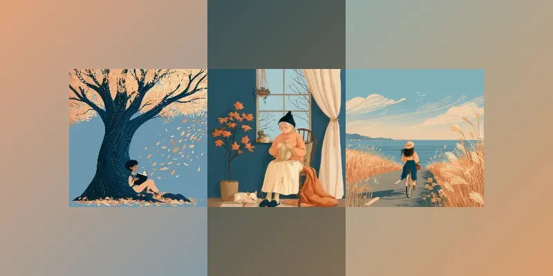 Poetic Storybook Illustrations generated by undefined