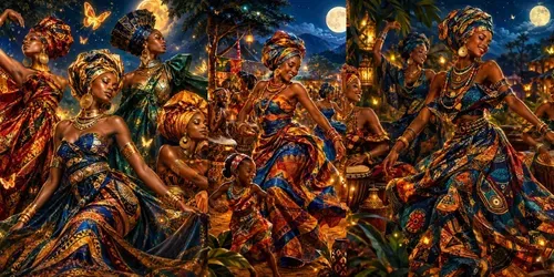 African Rhythm Dream Art generated by chatgpt-image