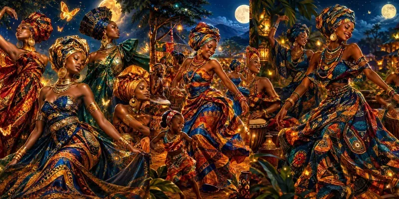 African Rhythm Dream Art