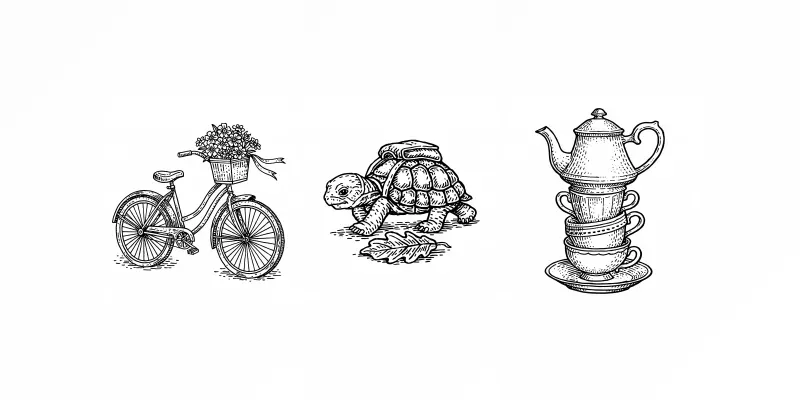 Playful Black Ink Doodles