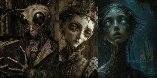 Surreal Grotesque Portraits generated by chatgpt-image