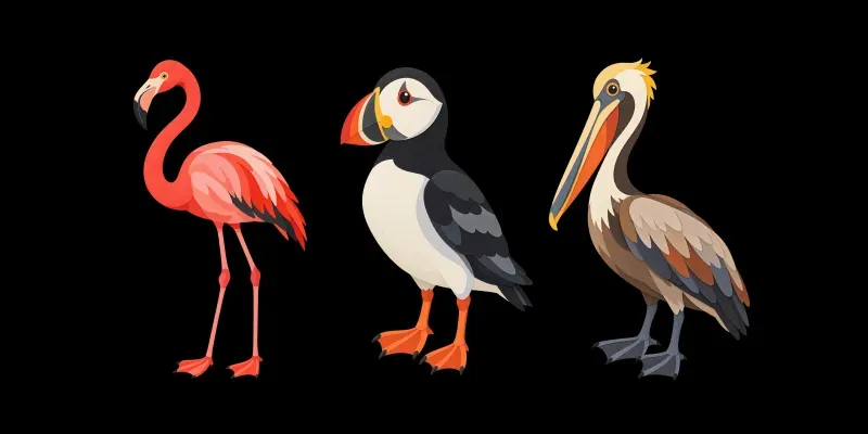 Folk Paper Collage Birds generated by undefined