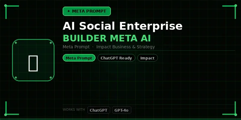 Social Enterprise Builder Meta Ai generated by undefined