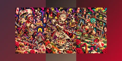 Psychedelic Akibapunk Arcade Mashups generated by chatgpt-image
