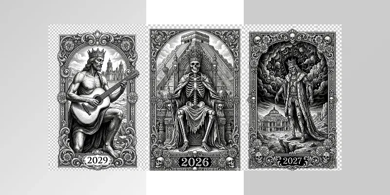Vintage Medieval Concert Merch Graphics generated by undefined